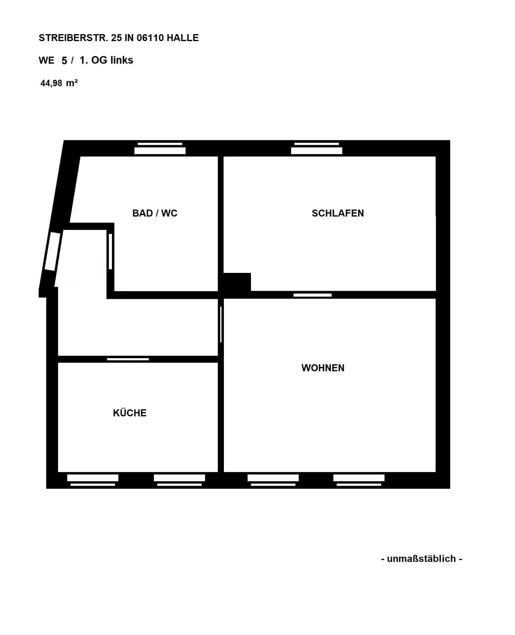 Foto - Grundriss WE 5